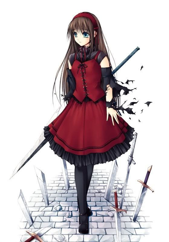 Annie-4.jpg Anime girl brown hair blue eyes