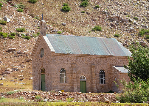 Church across from Puente del Inca