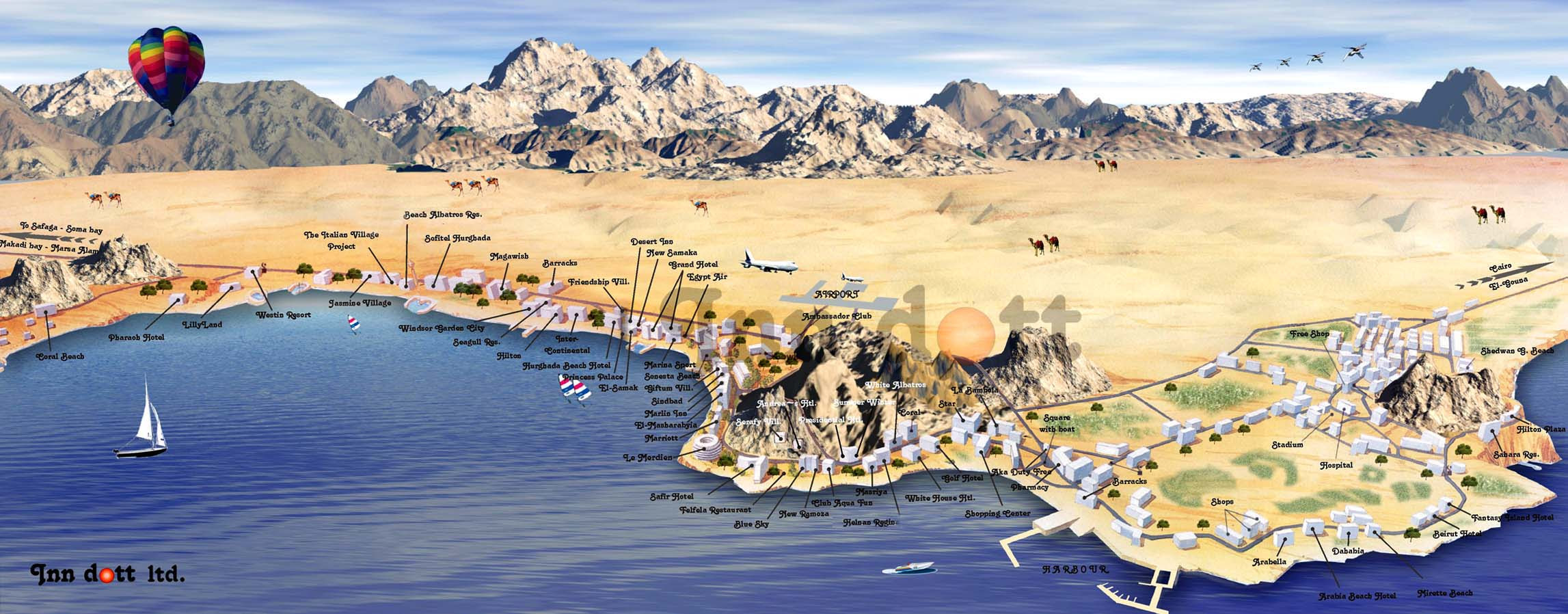 Kort Over Hurghada Egypten Kort Over Hurghada Egypten | stoffeerderijrozendal Kort Over Hurghada Egypten