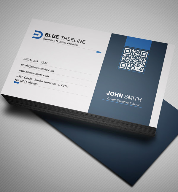 Free Modern Business Card PSD Template | Freebies ...