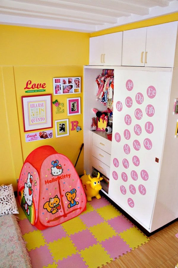 Nursery decor- Fairytale ideas in yellow and pink | Minimalisti.