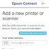 Epson Connect Sign Up / Alongside, helpful links regarding epson connect sign up are also present.