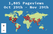 Locations of visitors to this page