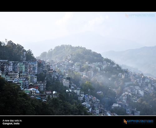 A new day sets in Gangtok