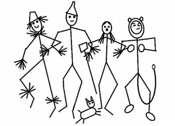 pix Famous Stick Figure Painting clipart library