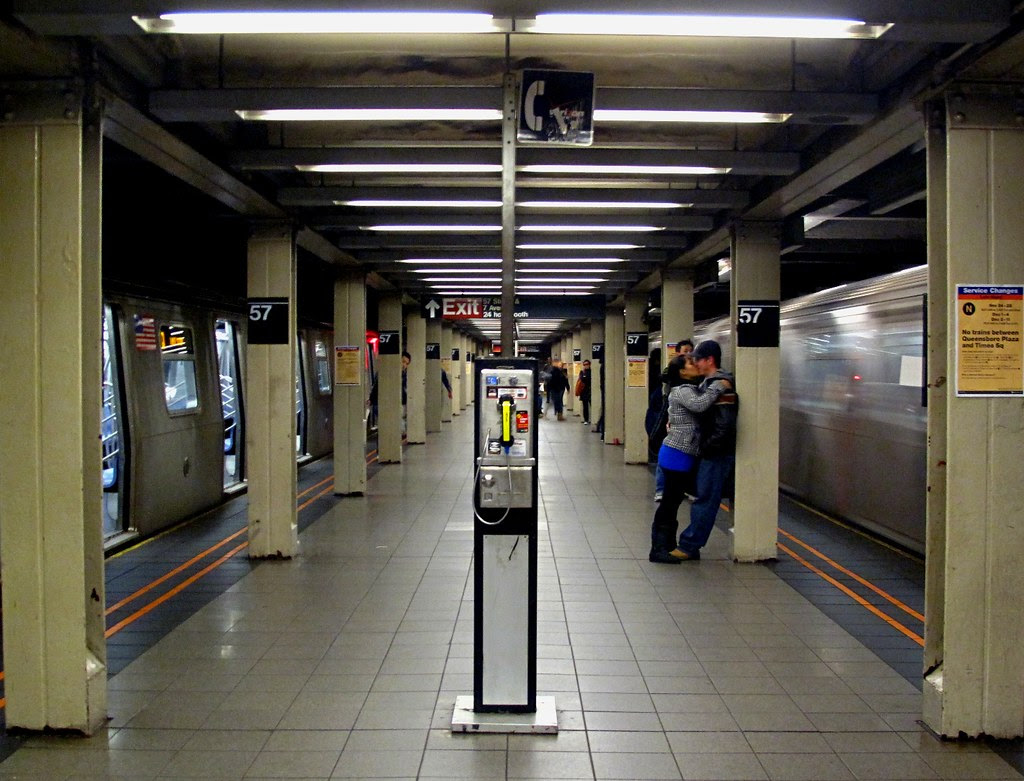 57th Street Subway Kiss