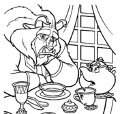 Beauty and the Beast coloring pages | Free Coloring Pages