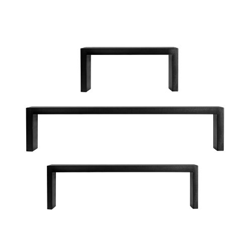 U-shaped Floating Shelf Black