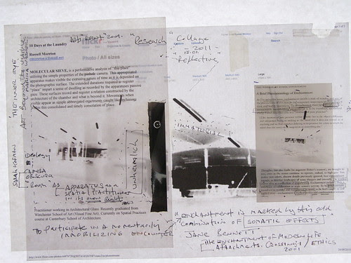 Research Collage : Pinhole Photography, full page. 15.01.2011 by Russell Moreton