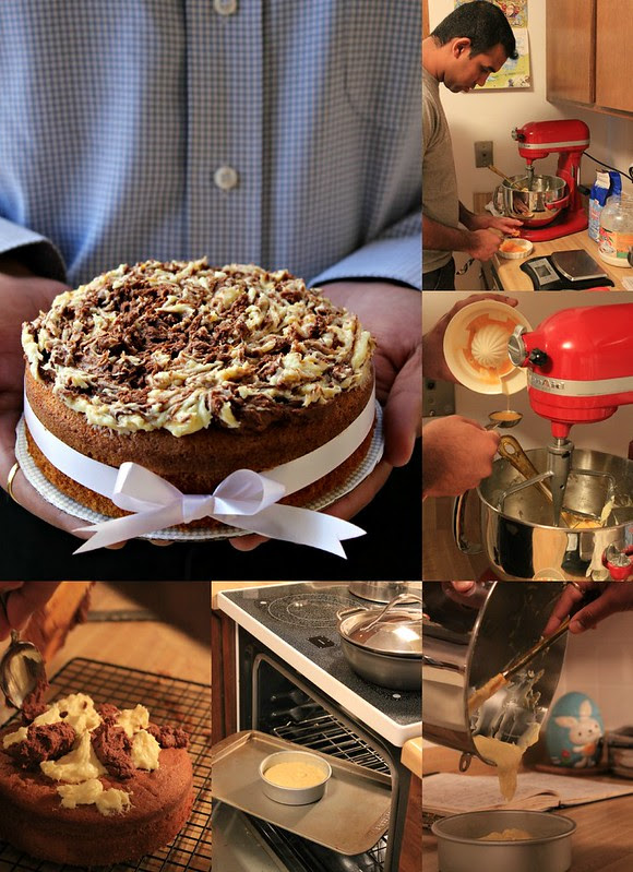Orange Cake Making
