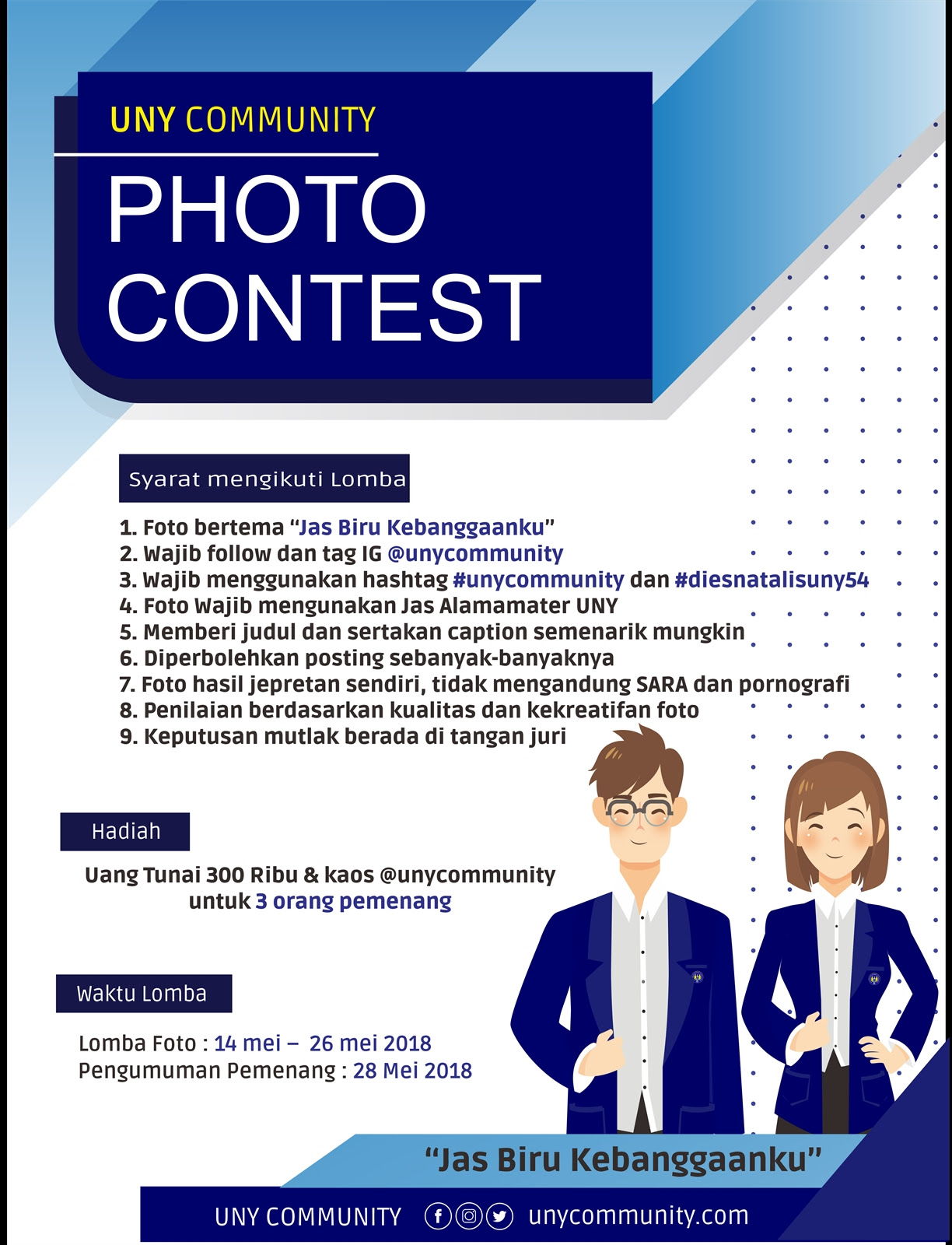 UNY MUNITY Contest 2018