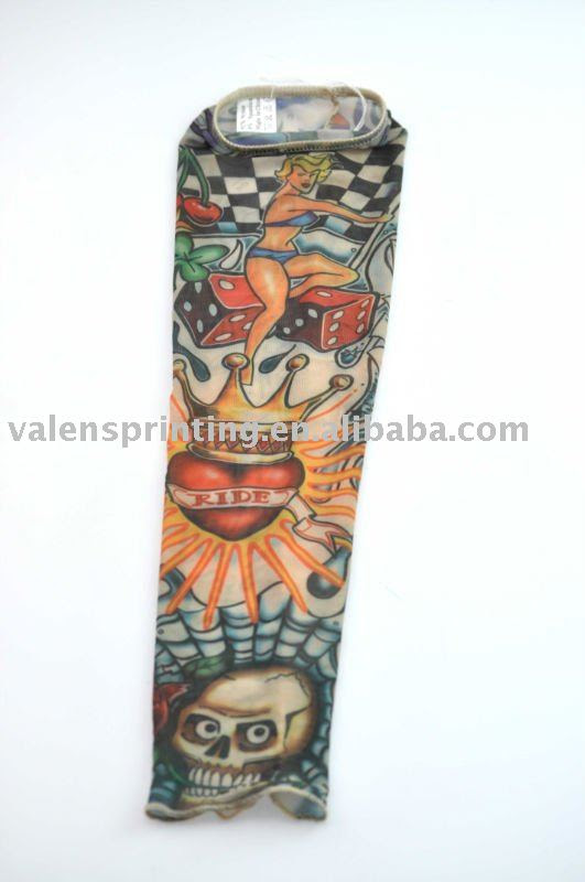 Tattoo Arm Sleeve Black/White.