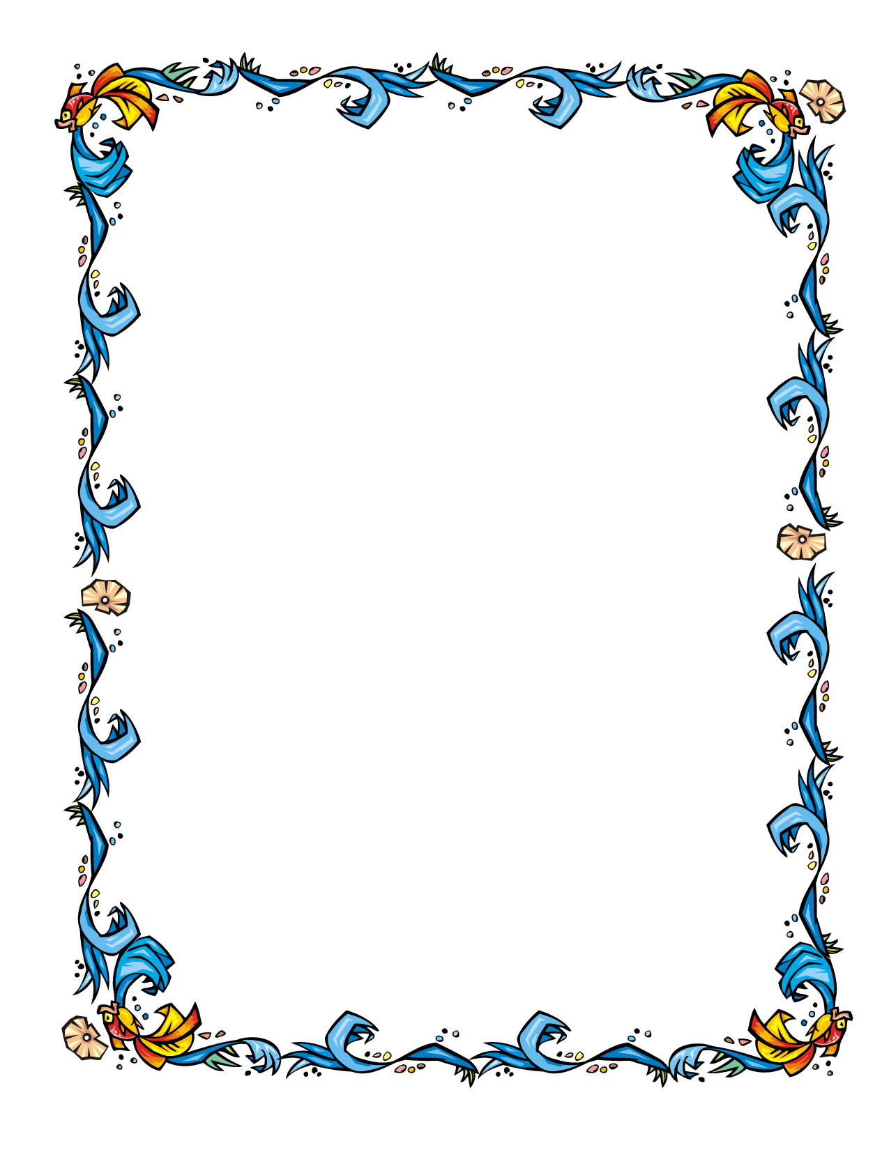 free flower borders for word document - Clipground