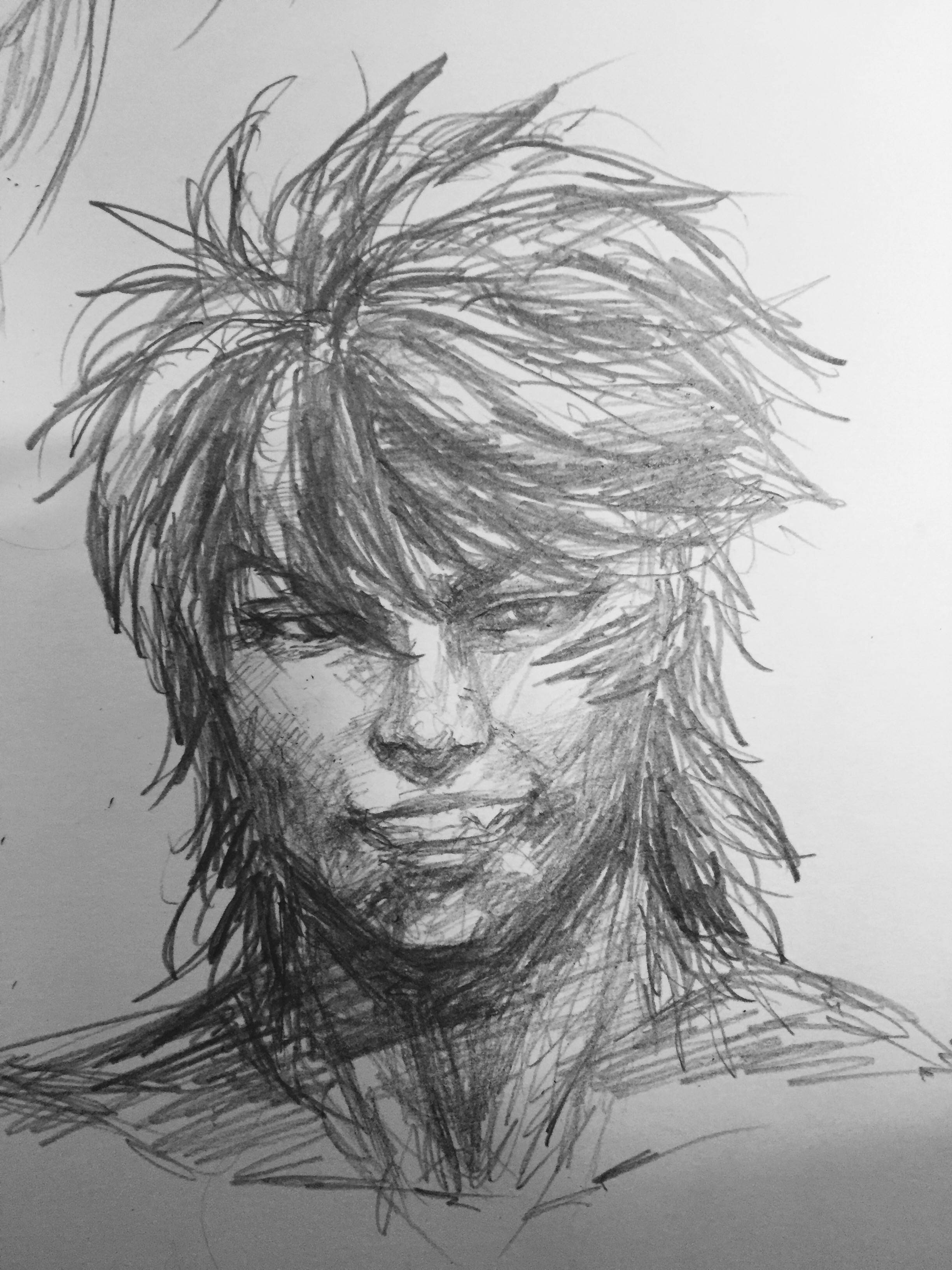 シャーペンと紙だけでも上手い絵が描けることを証明するスレ 漫画で飯を喰っていく