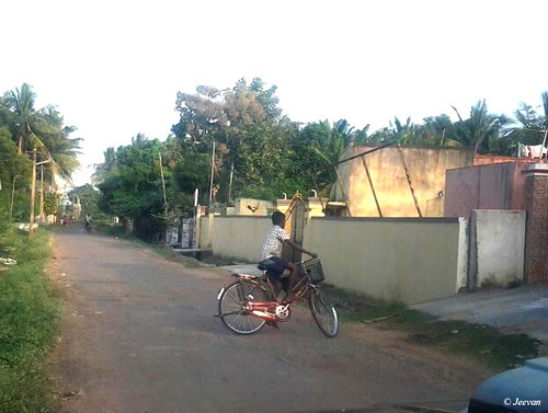 Cycling boy