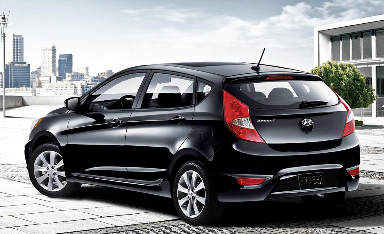 HYUNDAI Accent car technical data. Car specifications. Vehicle fuel