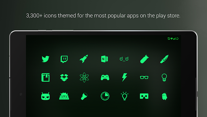  PipTec Green Icons & Live Wall- screenshot 