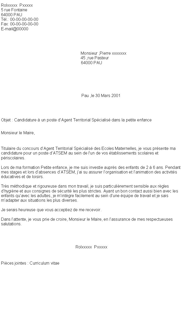 Exemple lettre de motivation spa praticienne - laboite-cv.fr