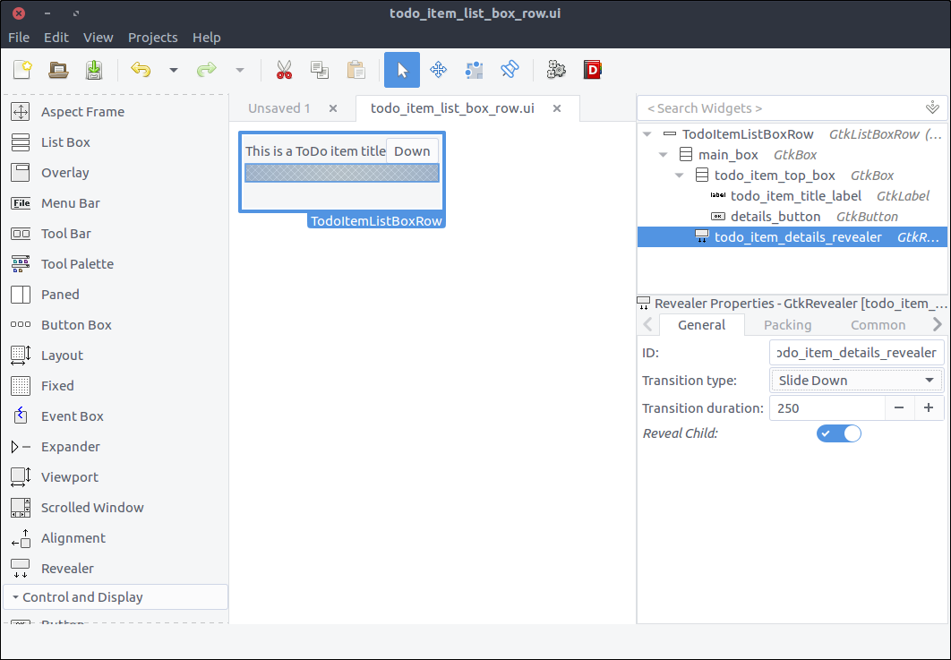 View todo items