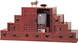 Asian Furniture & Home Décor - 6ft. Japanese Step Tansu Entertainment Center TV Cabinet