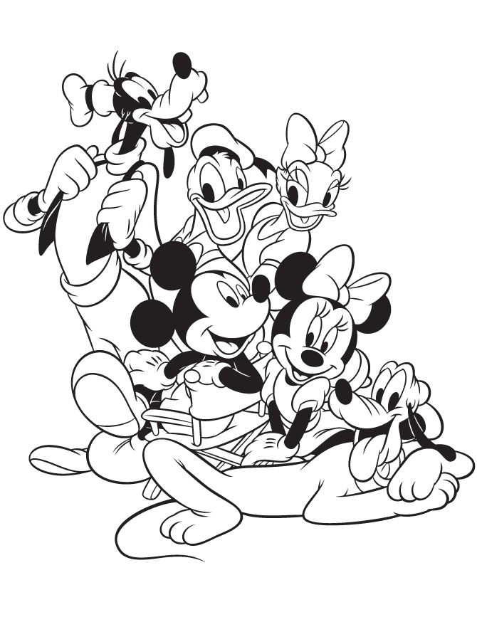 Free Baby Mickey Mouse And Friends Coloring Pages Download Free Baby Mickey Mouse And Friends Coloring Pages Png Images Free Cliparts On Clipart Library