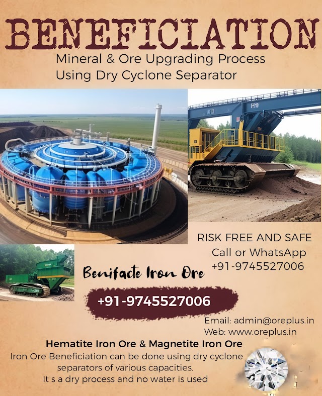 Iron Ore Dry Cyclone Separator Beneficiation 
