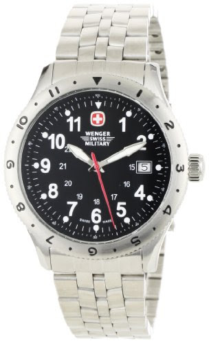 Wenger Swiss Military Men's 62946-16158 Sport VII Stainless-Steel Watch with Swiss Army Knife Gift Set