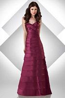 Bari Jay Tiered Bridesmaid Dress with Detachable Long Skirt 308 image