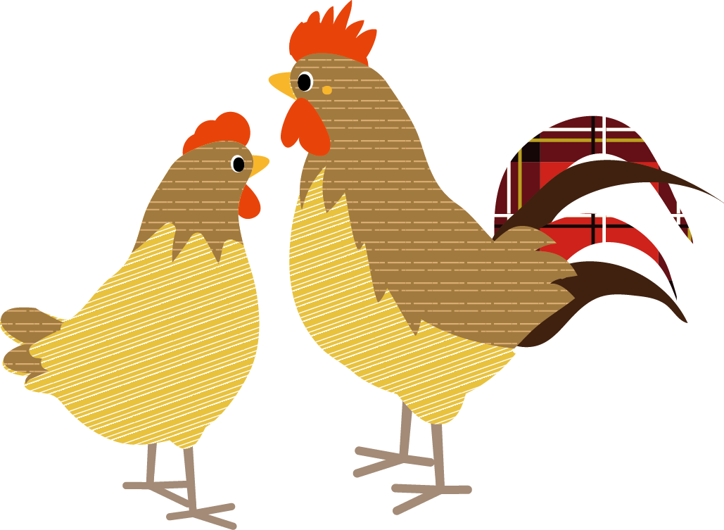 にわとりのイラスト 無料イラストフリー素材