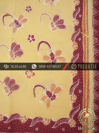 Jual Kain Batik Tulis Kumpeni Cirebon Motif Capung Kuning Jual Kain Batik Tulis Kumpeni Cirebon Motif Capung Kuning