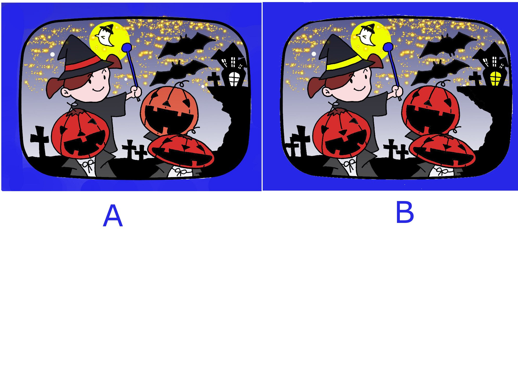 ハロウイン間違い探し イラスト イラスト工房 あるま