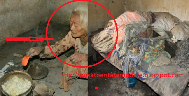 Sungguh Miris Mbah Gini Penjual Sapu Lidi... Tidur bersama Ayam'' ? Mari Kita Do'akan Agar Mbah Ada Yang Membantu Dan Mendapatkan Tempat Yang Layak ''AMIN !!