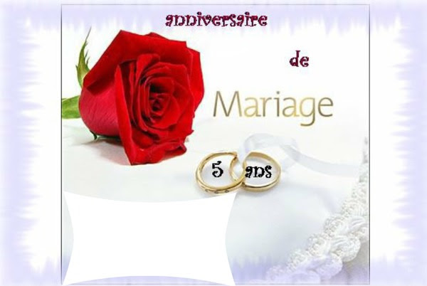 Photo Montage Anniversaire De Mariage 5 Ans Pixiz