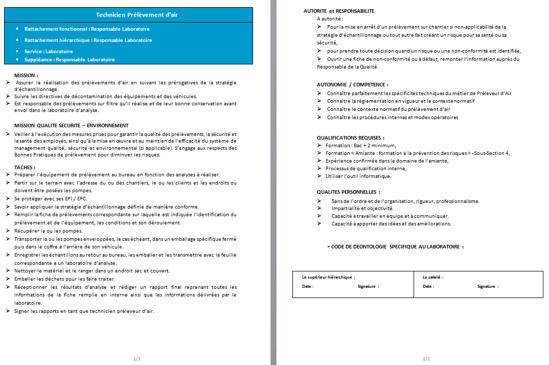 Exigences Relatives Aux Ressources