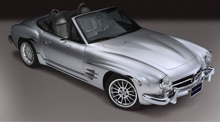  BMW Z3 and convert it into a vintage MercedesBenz 190 SL sports car