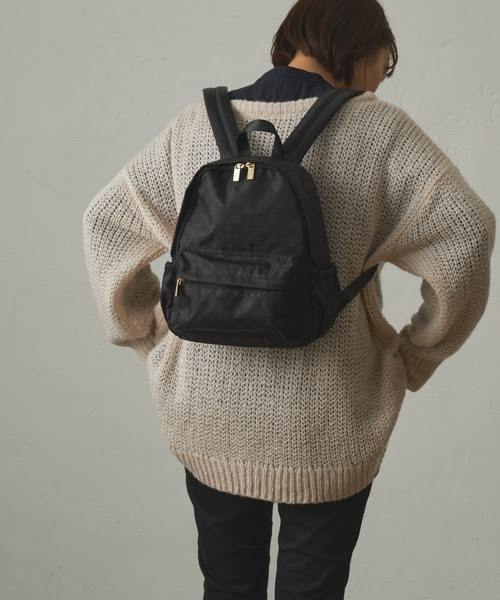 裏張りナイロンミニリュックサック バックパック Daily Russet デイリー リュック バッグ Daily Russet デイリー ラシット のファッション