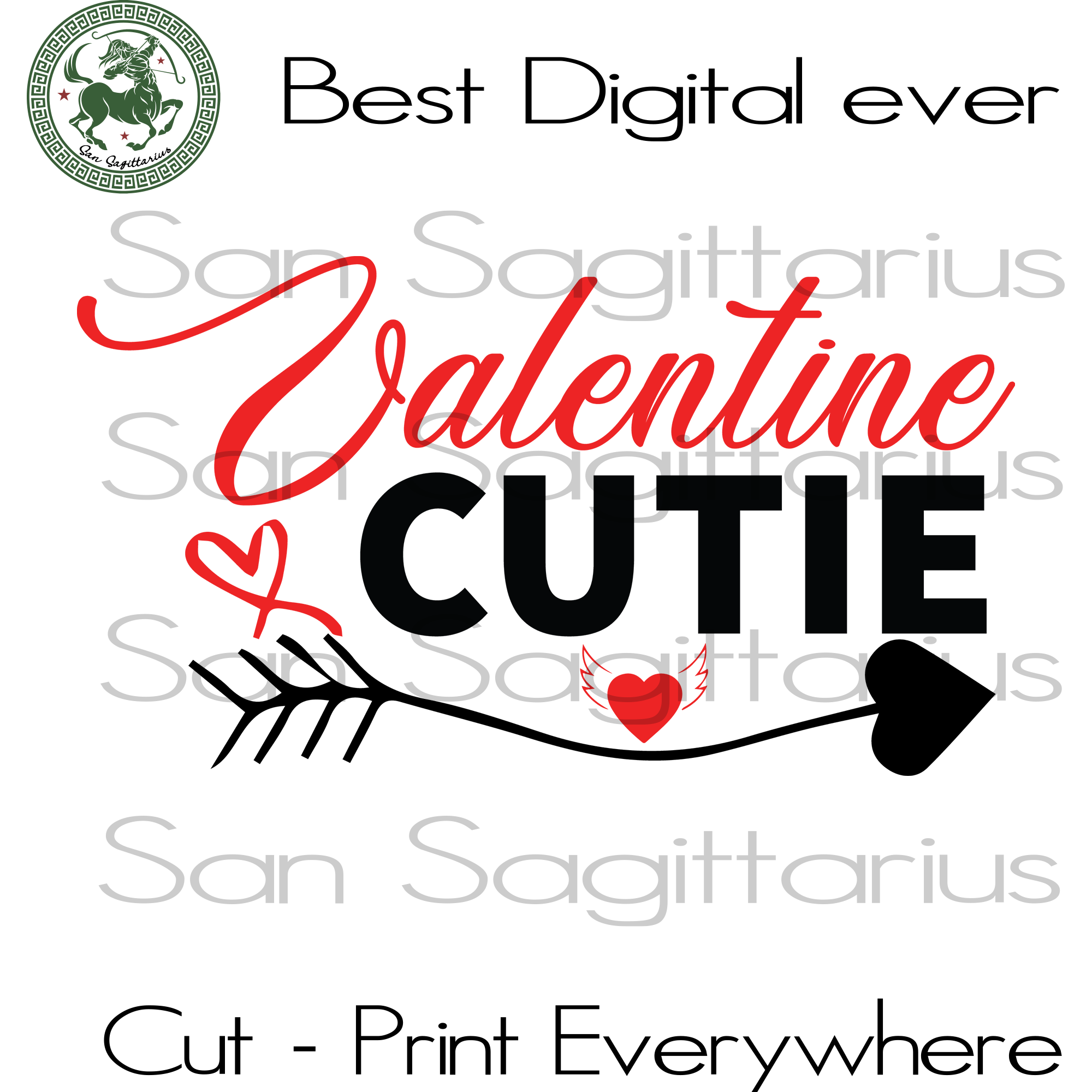Download Gift For Cutie Svg Valentines Day Cut File Valentines Day Gift Svg San Sagittarius