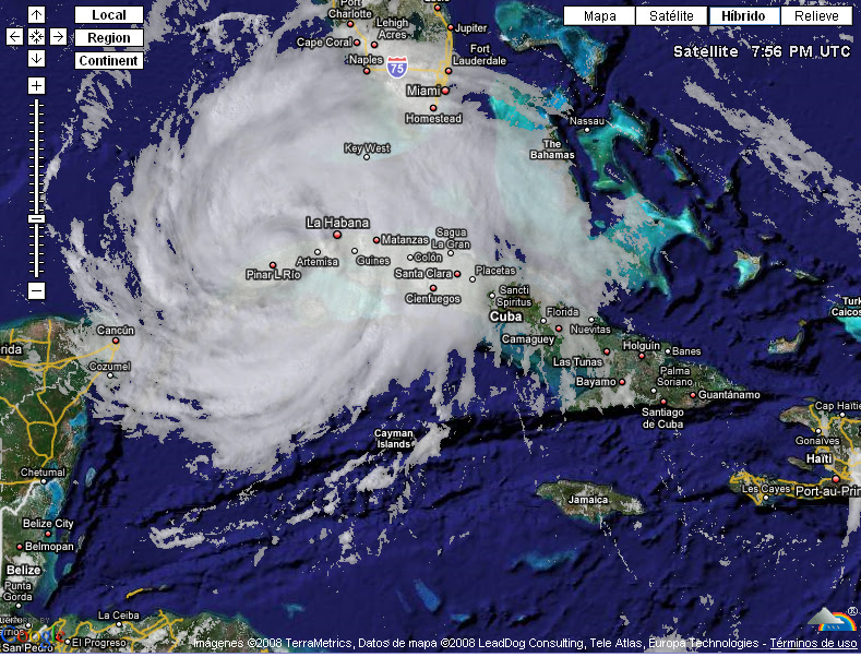 huracan ike representation