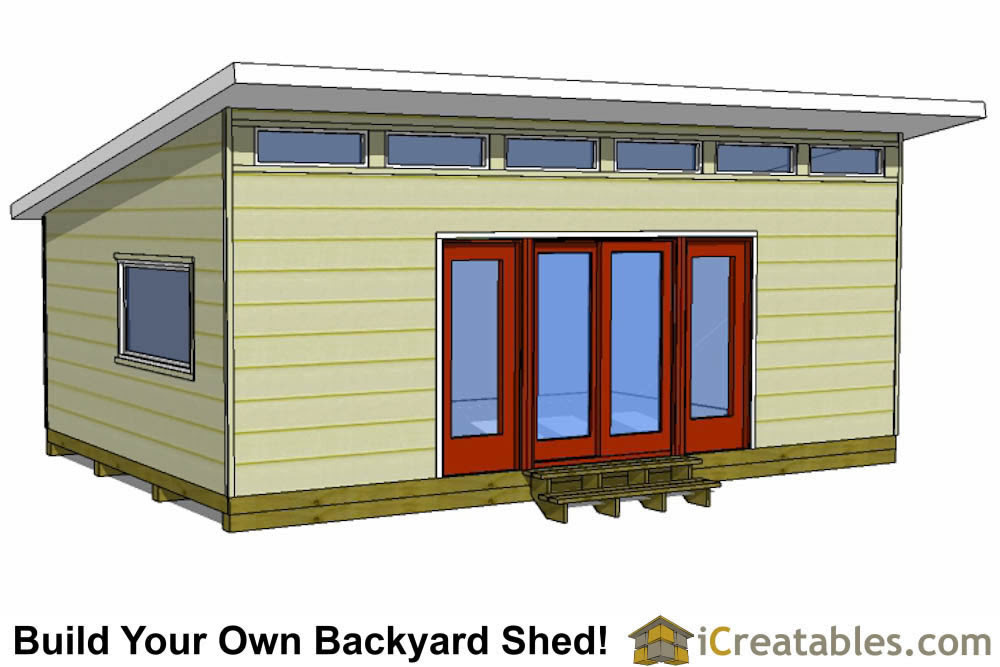 Large Shed Plans - How to Build a Shed - Outdoor Storage ...