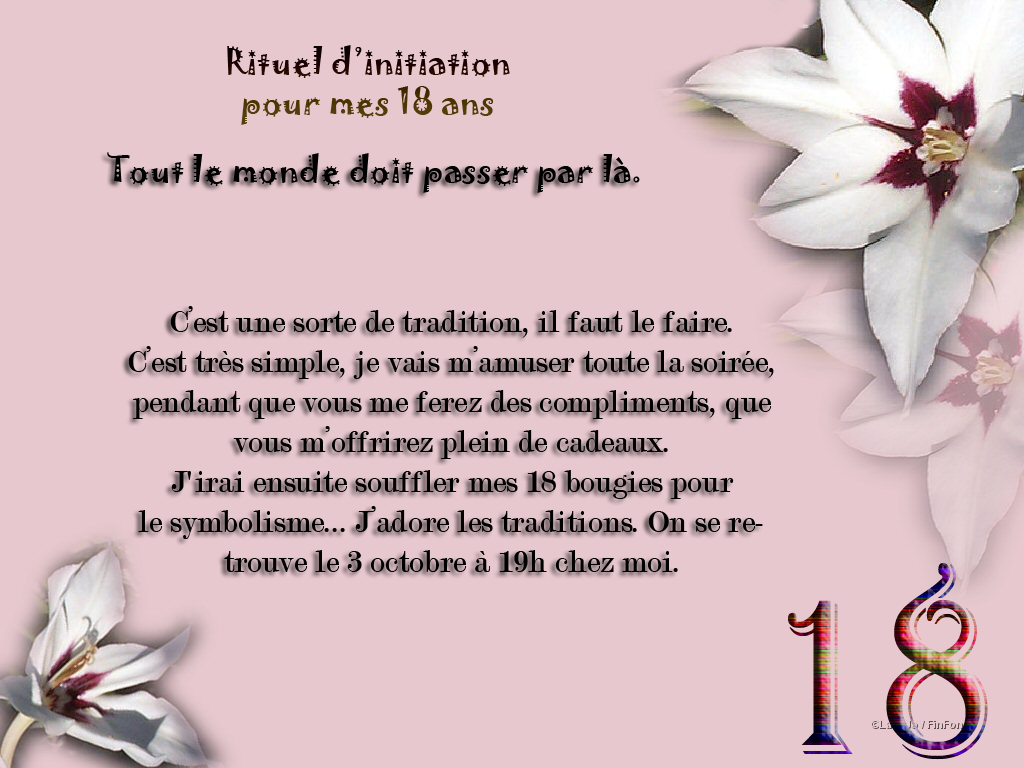 Poeme 18 Ans