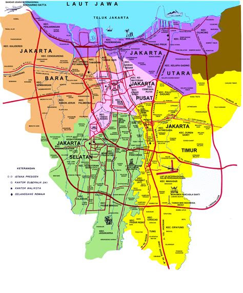 jakarta metro map travelsfinderscom