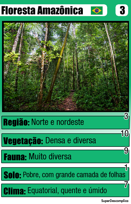 SuperDescomplica: Jogo de cartas dos Biomas - Desconversa