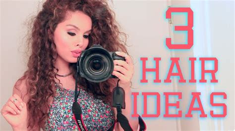easy hairstyles  curly hair youtube
