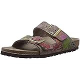 Birkenstock Sandals Arizona Flower Crush Taupe
