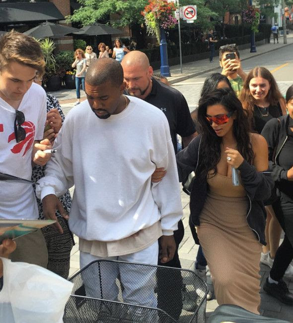 Kim and Kanye Toronto