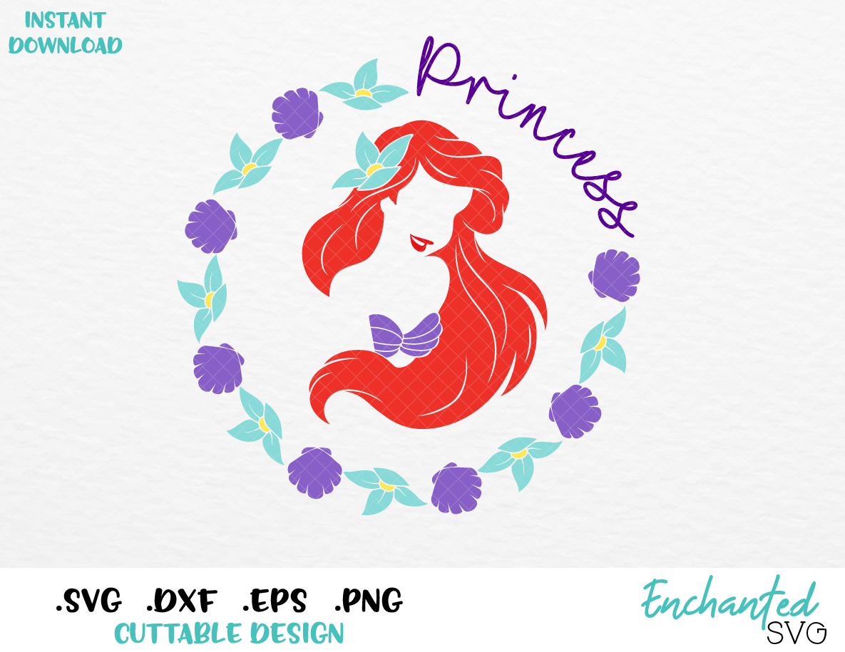 Free Free 345 Princess Ariel Svg SVG PNG EPS DXF File