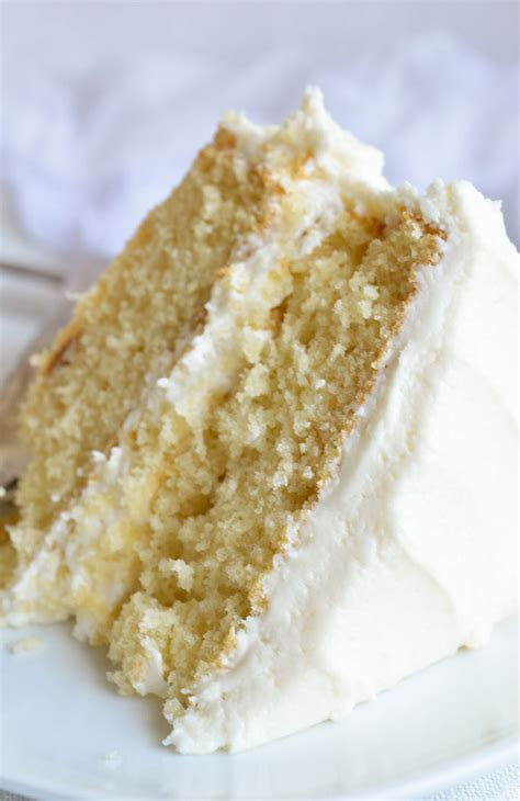 moist vanilla cake