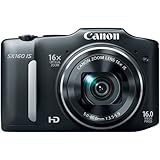 Canon PowerShot SX160 IS 16.0 MP Digital Camera with 16x Wide-Angle Optical Image Stabilized Zoom with 3.0-Inch LCD