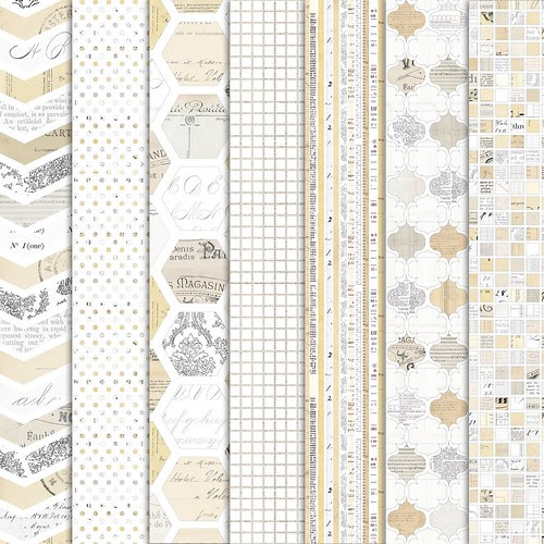 PREVIEW ephemera papers with drop shadown ONE LAYER 11 inch mel stampz