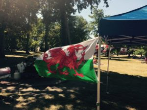 Yes, its a Welsh Flag. Mr. Locksmith Vancouver Canada Day 2015. 